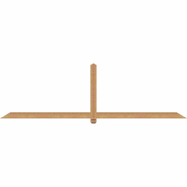 Ekena Millwork Eugene Timber Gable Bracket, Western Red Cedar, 108"W x 31 1/2"H x 1 1/2"D x 3 1/2"F, 7/12 Pitch GBW108X31X0204EUG00SWR - main